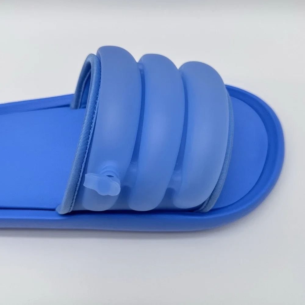 Size 6M, 7W- Adidas Adilette Zplaash Summer Slides Ocean Blue
